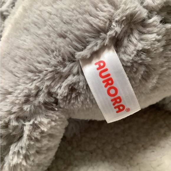 AURORA World 2020 Grey Elephant 8.5 inch Plush Stuffed Animal Toy - Picture 7 of 7